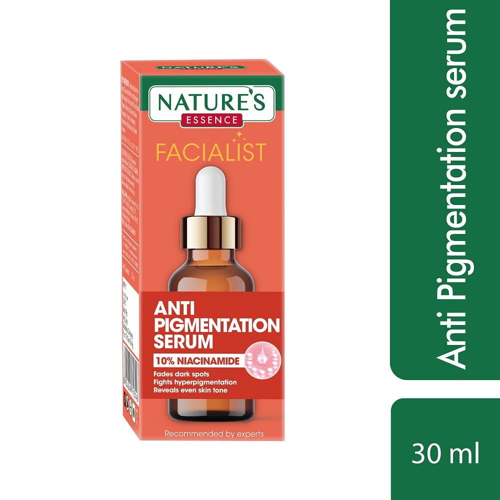 NATURES ESSENCE 10% Niacinamide Serum for Acne & Blemishes - Anti Pigmentation Face Treatment, 30ml | Brightening & Even Skin Tone for Daily Skincare Routine
