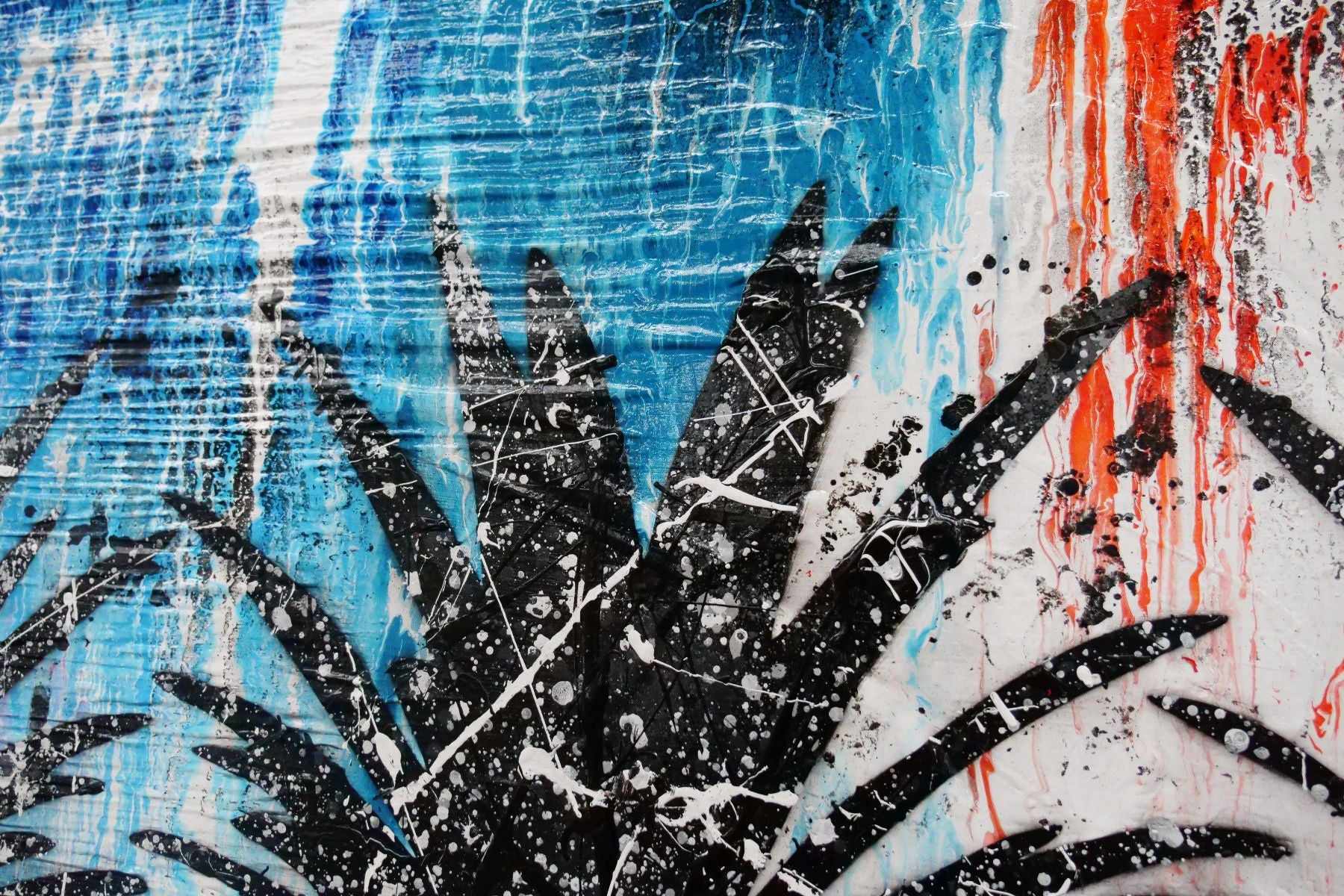 120cm x 150cm Pineapple Textured Urban Pop Art Canvas Painting - Modern Home Decor for Living Room, Bedroom & Office Wall Art