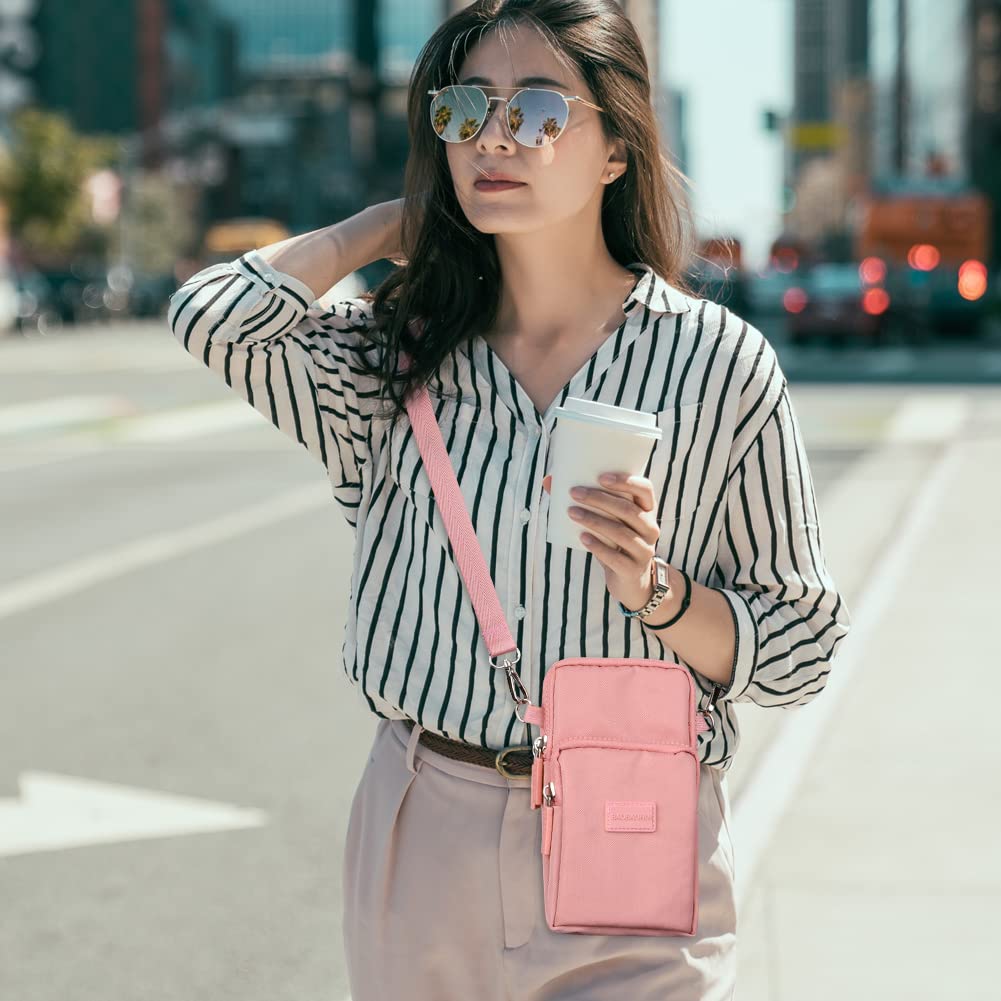 Aucuu Small Crossbody Bag for Women - Adjustable Long Strap Mini Phone Wallet Purse, Lightweight Shoulder Bag for Everyday Use, Travel & Shopping