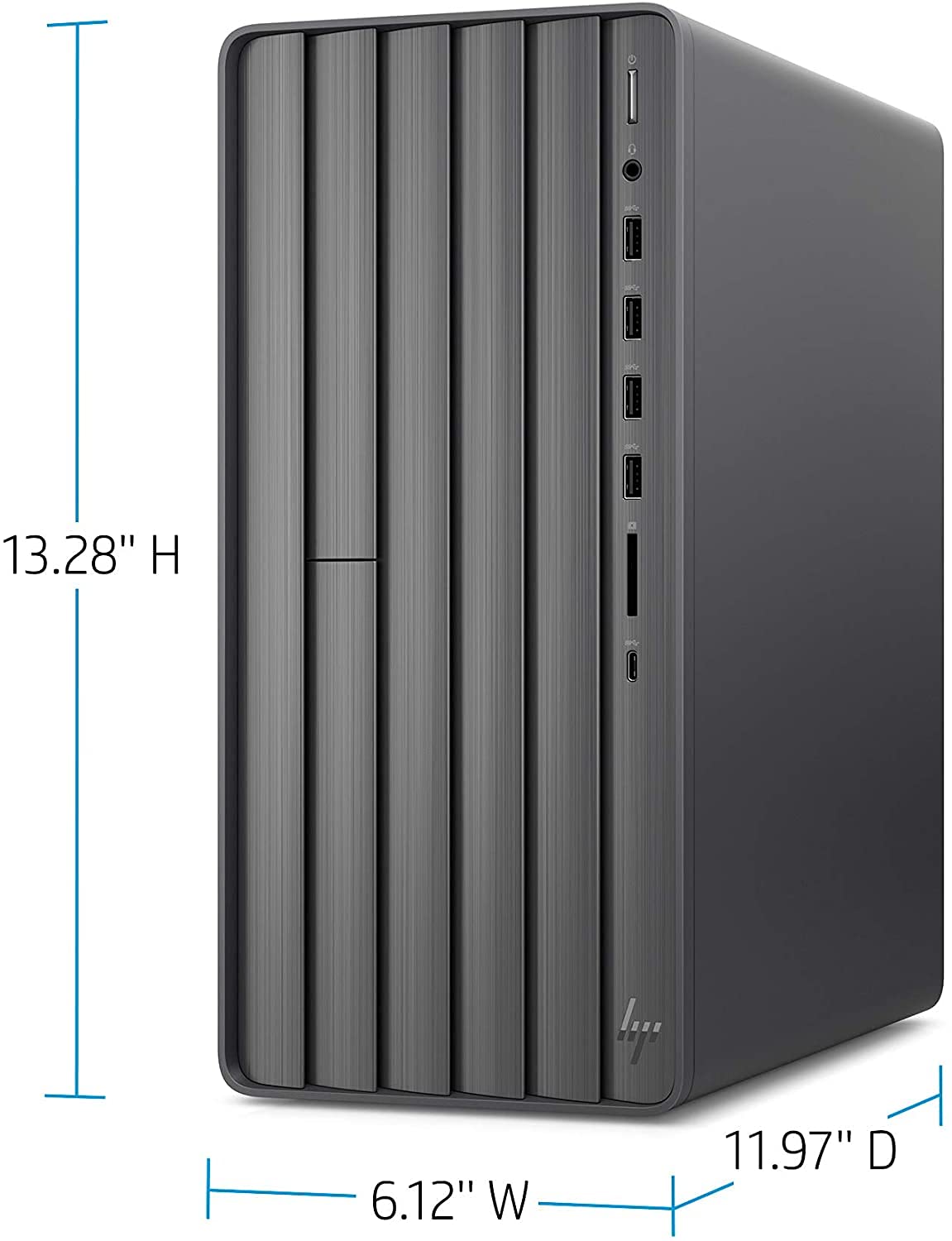 HP Envy Desktop 2022 - Intel Core i7-10700, 16GB RAM, 1TB SSD + 1TB HDD, Wi-Fi 5, Windows 11 Pro, Keyboard & Mouse Combo - Powerful Home & Office Computer for Work, Gaming & Multimedia