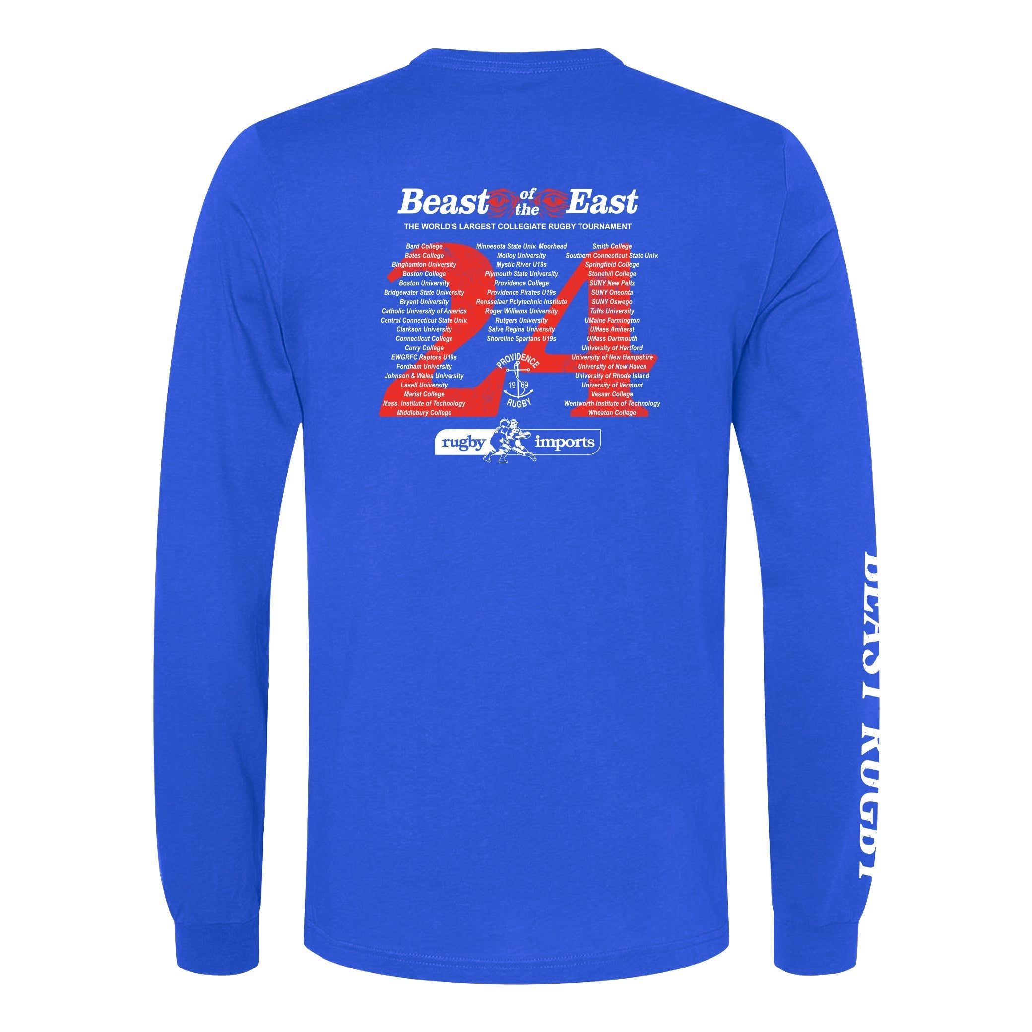 BOE 2024 King of Rugby Long Sleeve Jersey - Premium Performance Rugby Shirt for Men - Perfect for Training, Matches & Casual Wear