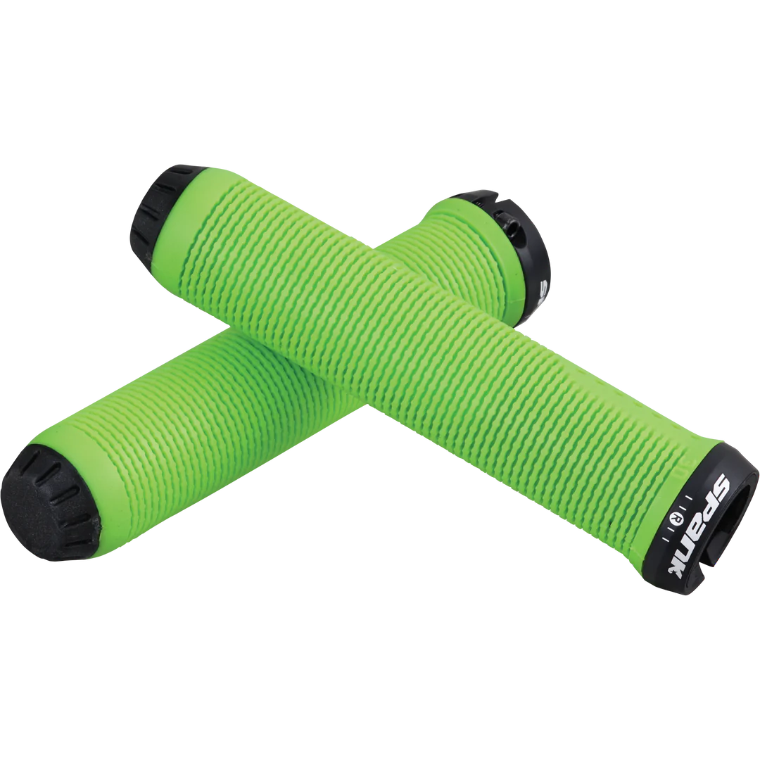 Spank Spike Grip 30 - Premium Bike Handlebar Grips for Mountain & Road Bikes - Non-Slip Comfortable Cycling Accessories for Men Women - Perfect for Trail Riding, Commuting & Urban Cycling