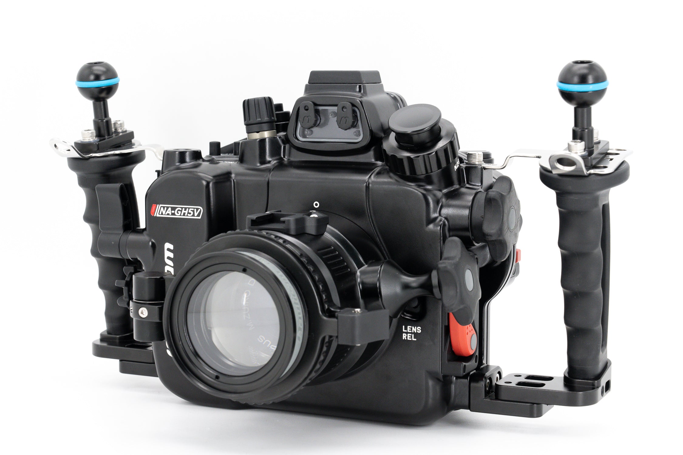 Waterproof Underwater Housing for Panasonic Lumix GH5/GH5S/GH5II Cameras - HDMI 2.0 Support - Ideal for Scuba Diving, Snorkeling & Underwater Photography