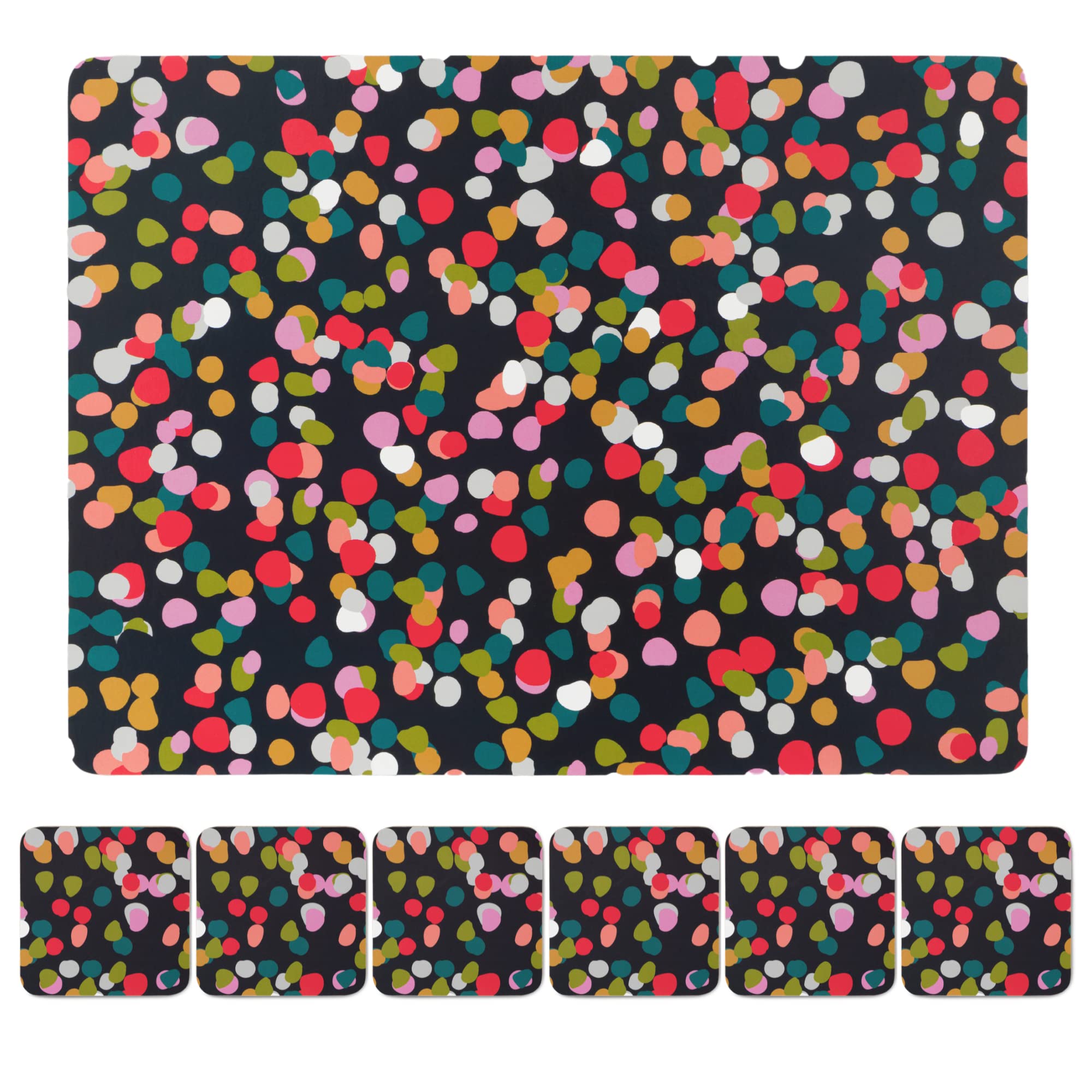 Premium Cork Placemats and Coasters Set of 6 - Heat Resistant 16