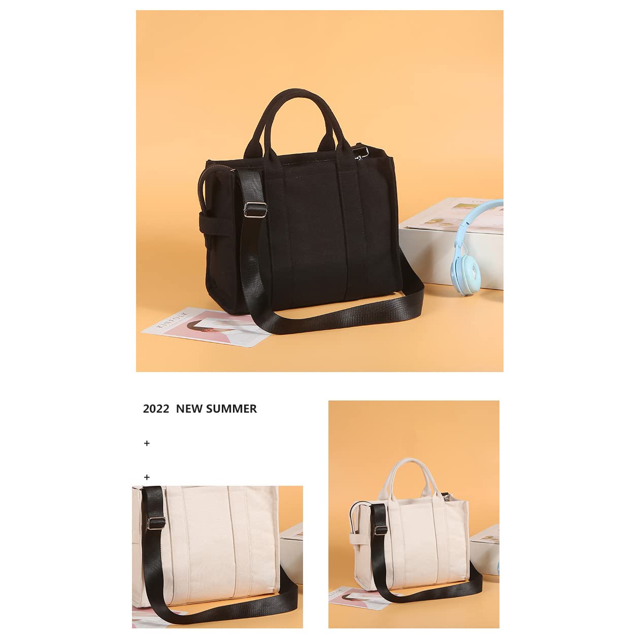 Stylish Large Capacity Tote Bags for Women - Durable Shopping & Work Tote Shoulder Bag in Black | Perfect for Office, Travel & Daily Use