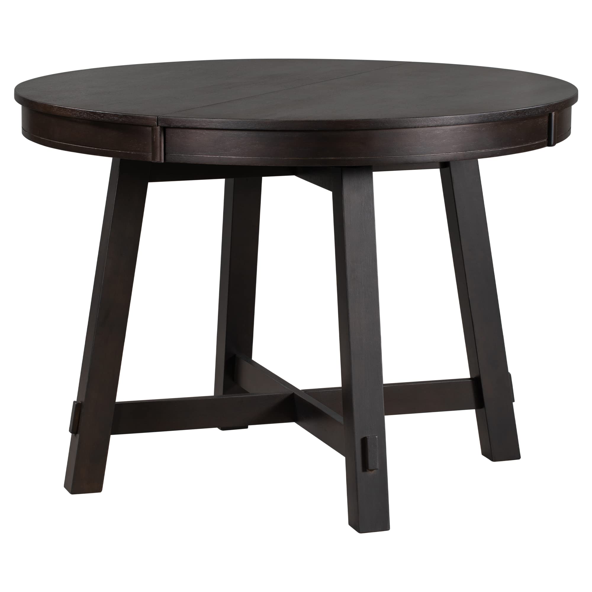 Quarte Farmhouse Round Extendable Dining Table with 16