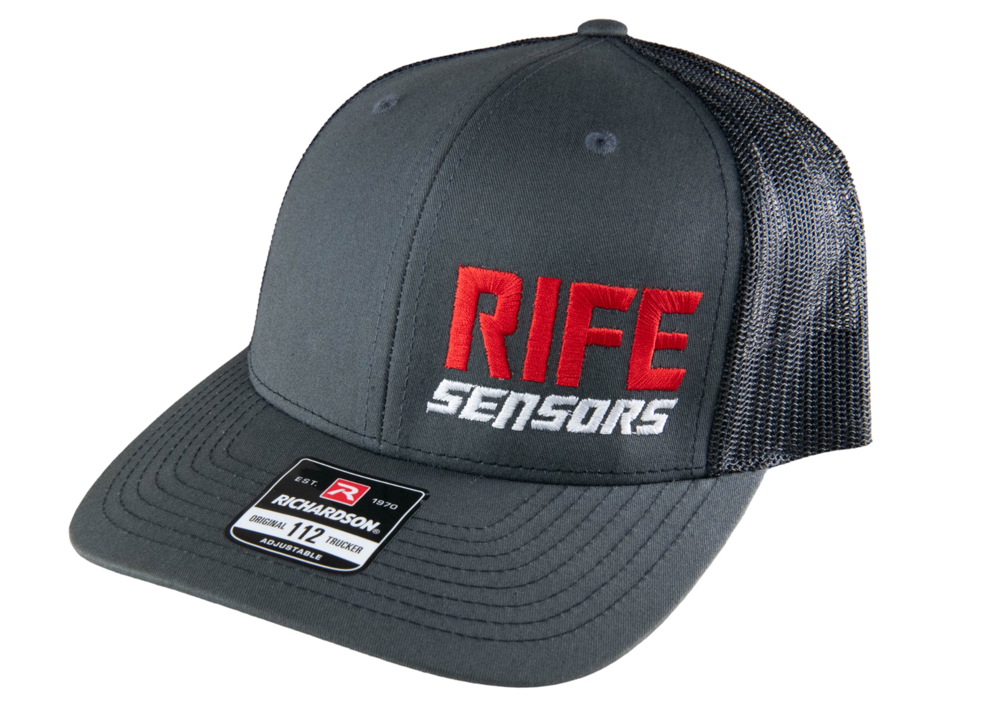 Rife Sensors Charcoal Grey & Black Snapback Hat - Adjustable Baseball Cap for Men & Women - Perfect for Outdoor Sports, Casual Wear & Fashion Accessories