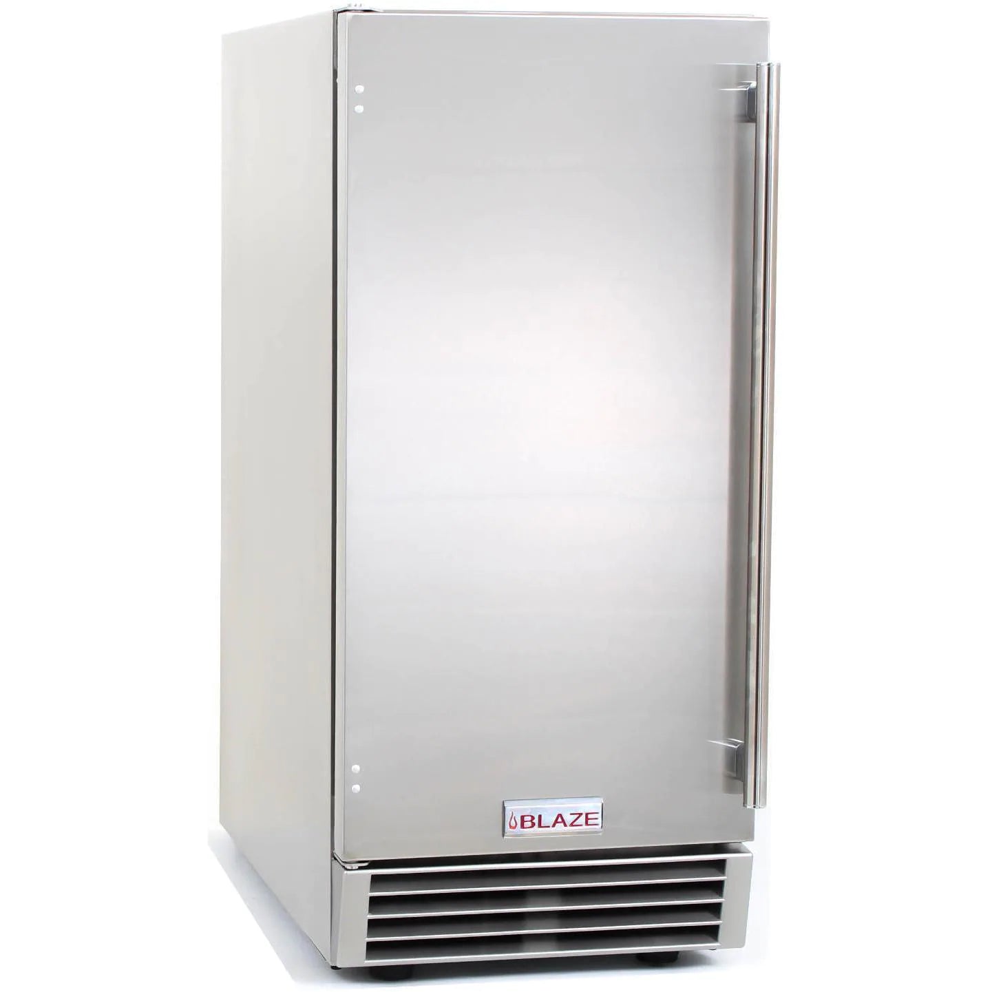Blaze BLZ ICEMKR 50GR Commercial-Grade 50 lb. 15 Inch Outdoor Ice Maker with Gravity Drain - Perfect for Restaurants, Bars, Backyard Parties & Outdoor Events