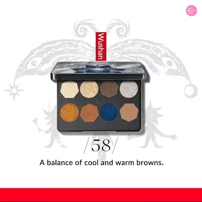 Girlcult Miao Witchcraft Series 8-Color Eyeshadow Palette - Highly Pigmented, Long-Lasting Makeup for Halloween, Cosplay & Gothic Looks