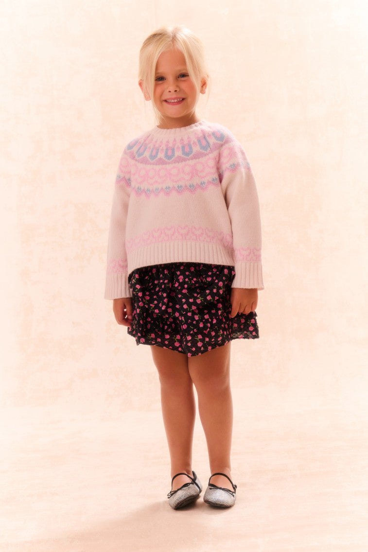 Billie Cotton Floral Skirt for Girls | Cute Summer Dress for Kids | Perfect for Playdates, Parties & Photo Shoots