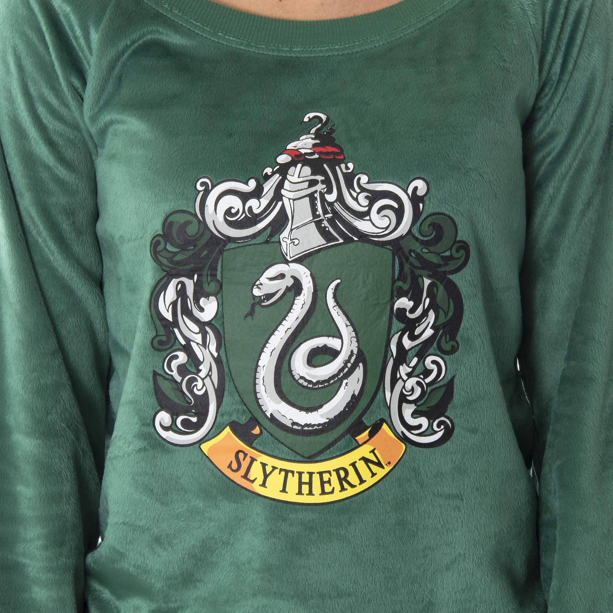 Harry Potter Hogwarts Castle House Crest Fleece Jogger Pajama Set for Kids - Gryffindor, Slytherin, Hufflepuff & Ravenclaw Styles | Cozy Sleepwear for Movie Nights & Themed Birthday Parties