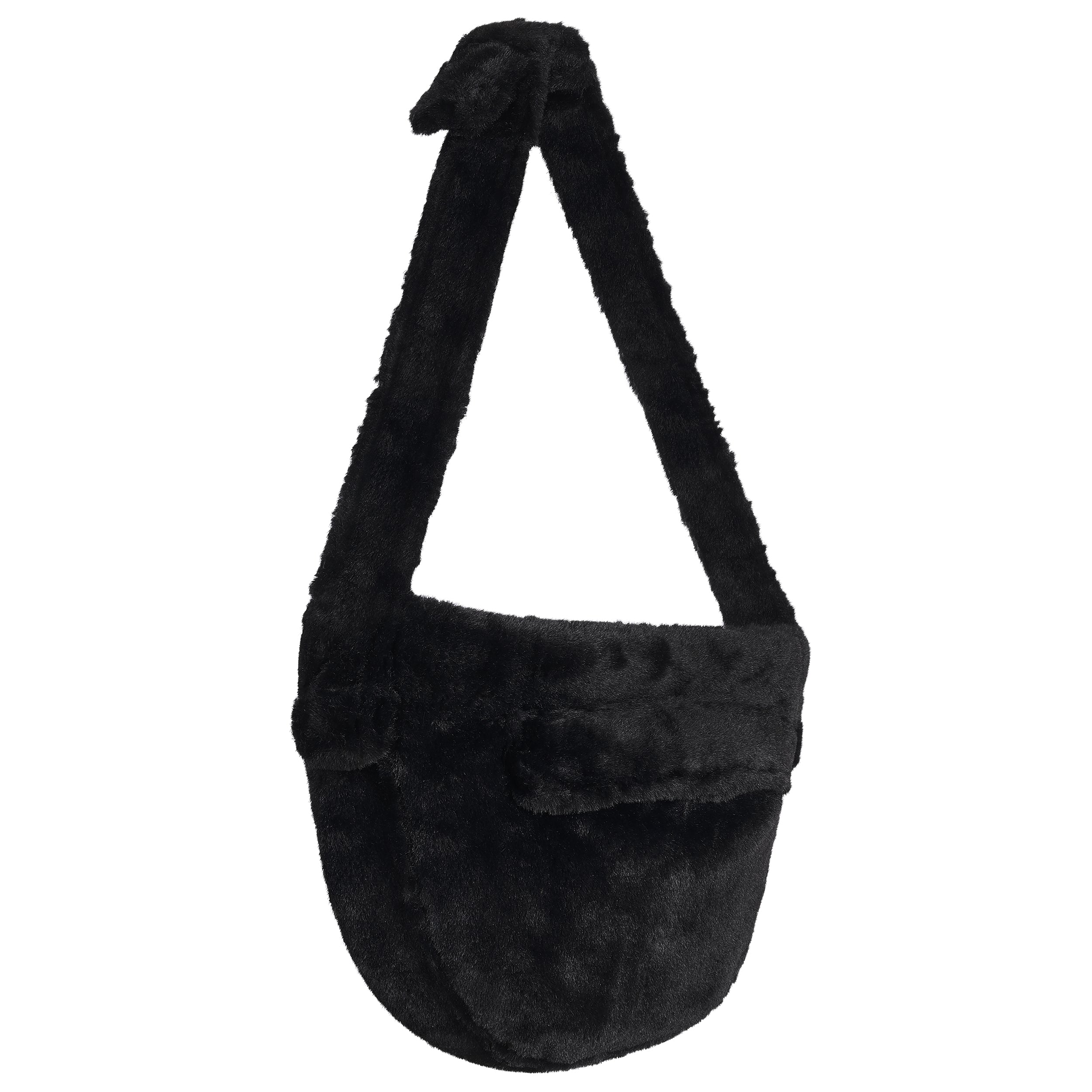 Soft & Cozy Fur Cuddle Carrier for Babies & Toddlers - Hands-Free Baby Wearing Sling for Parents - Perfect for Shopping, Walking & Outdoor Adventures