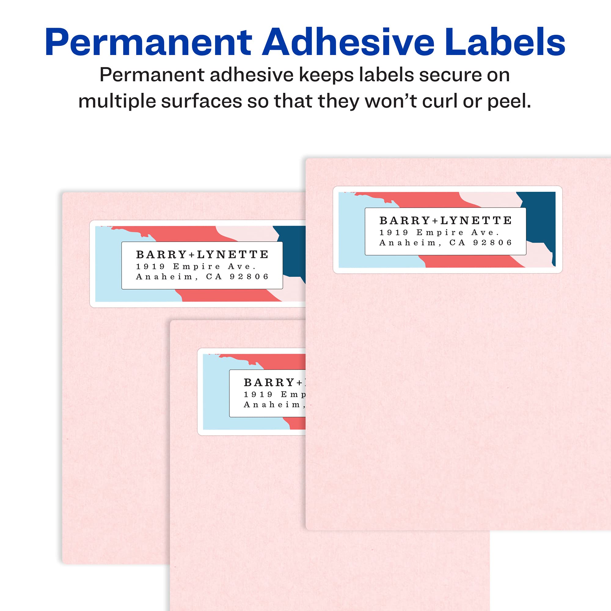 Avery 8161 Permanent Adhesive Mailing Address Labels - 1