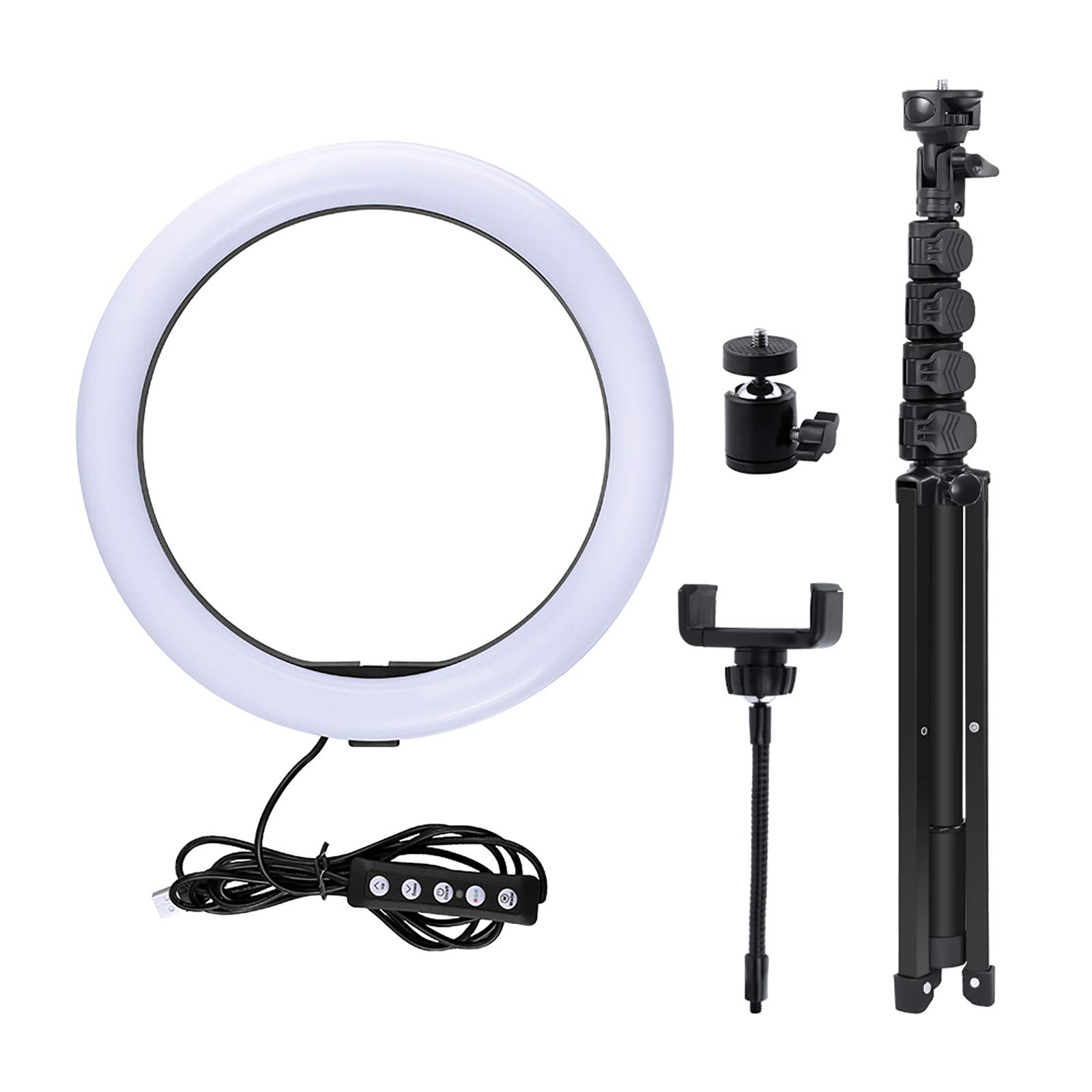 10-inch RGB Ring Light with 17 Colors & Adjustable Tripod Stand - Dimmable LED Circle Light for Makeup, Live Streaming, YouTube Videos, TikTok Content Creation & Photography