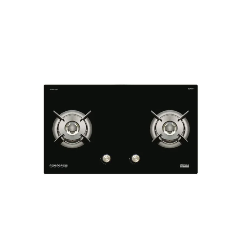 Europace ECH9128A 90cm Premium T Chimney Range Hood + EBH6291S 2-Burner 90cm Gas Cooktop with Schott Glass - Modern Kitchen Ventilation & Cooking Solution for Home Chefs