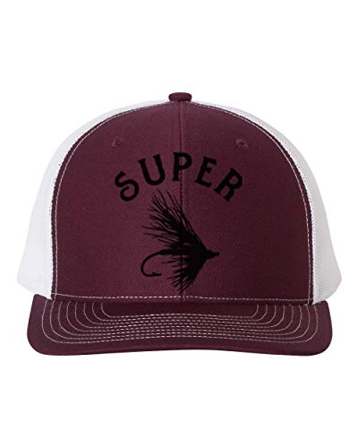 Maroon/White