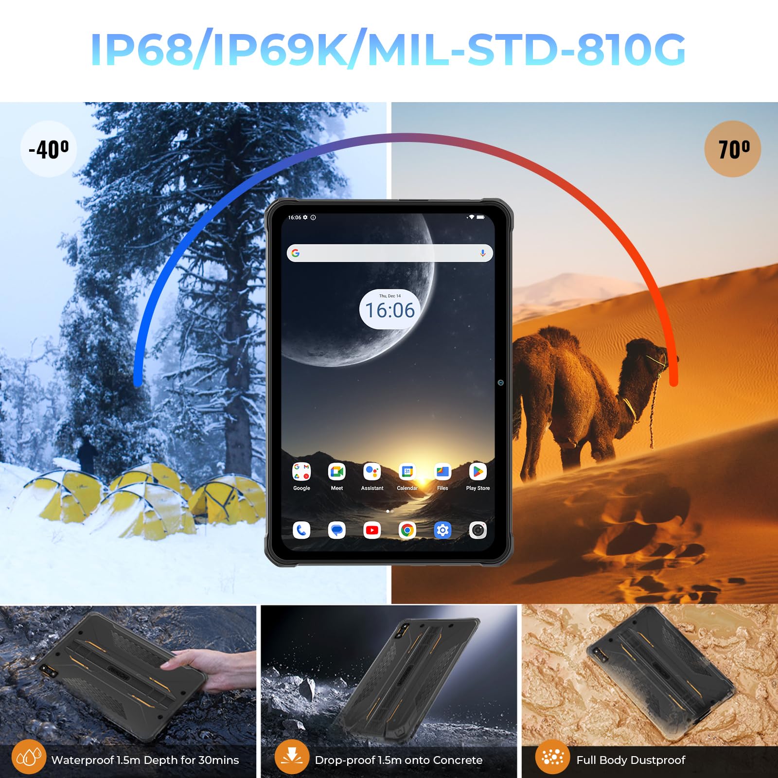 HOTWAV R7 Rugged Tablet Android 13 | 10.1