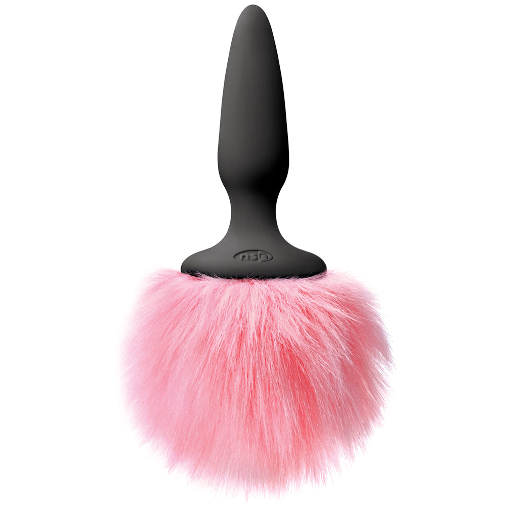 Premium Mini Bunny Tails Silicone Butt Plug - Soft Flexible Anal Toy for Beginners & Adults - Perfect for Role Play, Cosplay & Sensual Play