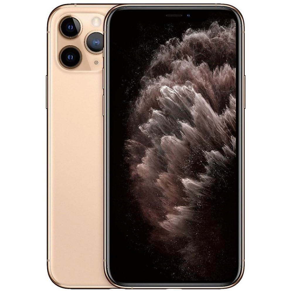 Apple iPhone 11 Pro Max 512GB Unlocked Smartphone - Gold (Renewed Premium) | High-Performance Camera, Long Battery Life for Travel, Business & Photography
