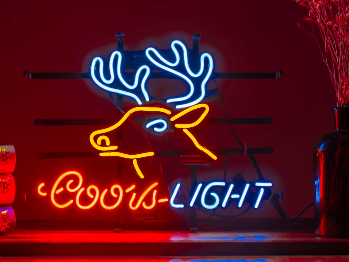 ZDQHLL Real Glass Neon Sign - Custom LED Wall Art Light for Bedroom, Garage, Beer Bar & Nightclub Decor | Perfect for Home, Office & Commercial Spaces