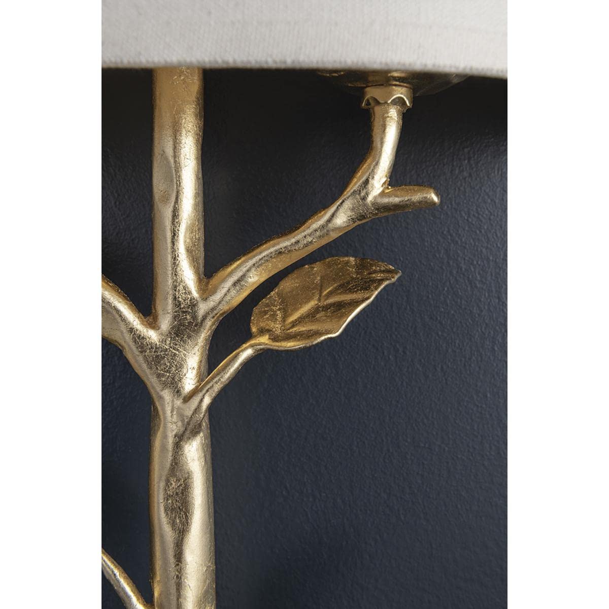 Troy Lighting B7172 Almont Wall Sconce - Gold Finish, Champagne Glass, Gold Leaf Accent - Perfect for Living Room, Bedroom, or Hallway Lighting