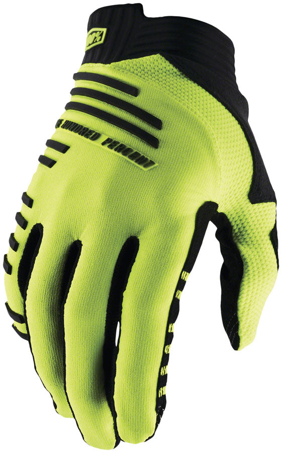 100% R Core Gloves for Men - Large Size, Full Finger, Yellow - Ideal for Construction, Gardening & Outdoor Work