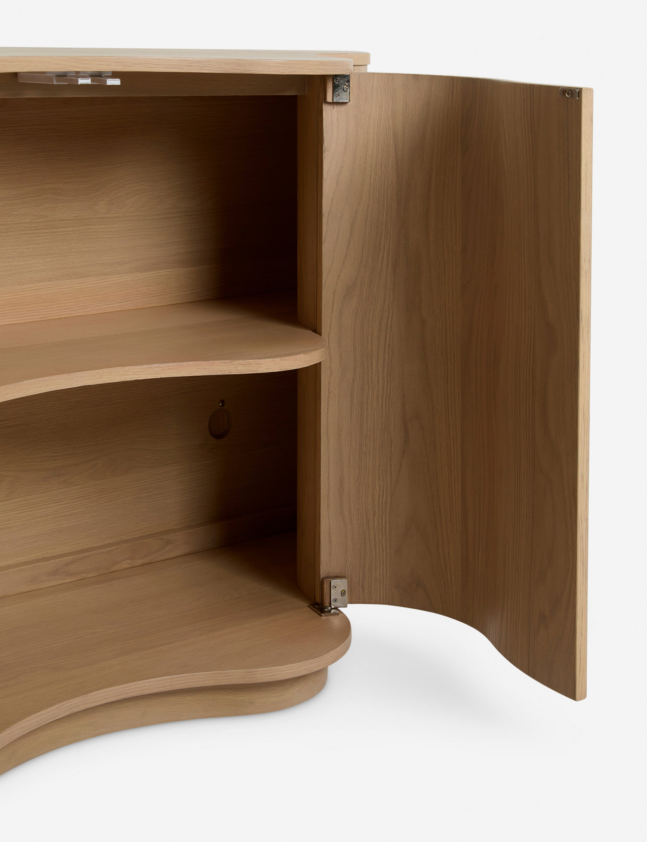 Lolly Lolly Ceramics Cora Sideboard - Modern Wooden Buffet Cabinet with Storage for Dining Room & Living Room