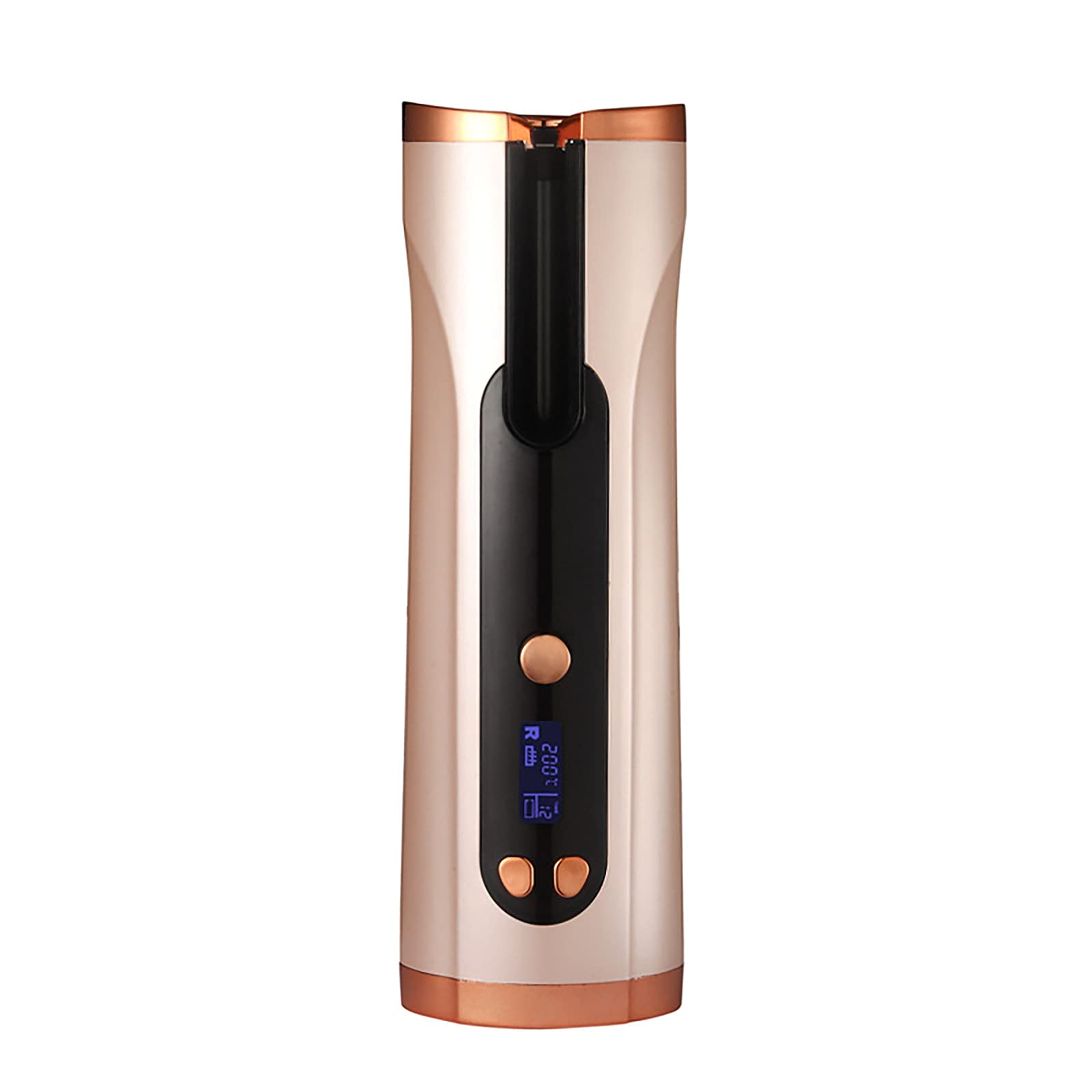 Automatic Cordless Hair Curler - Ceramic Barrel Curling Iron with Auto Rotating for Salon-Quality Waves & Curls | Portable Styling Tool for Home & Travel Use