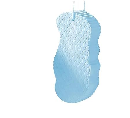 Hebezon 3D Exfoliating Body Scrubber - Super Soft Bath Sponge for Dead Skin Removal, Reusable Shower Sponge for Adults, Kids & Pregnancy Care | Pack of 2 | Perfect for Spa, Home & Travel Use