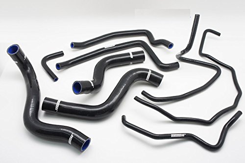 Radiator Coolant + Heater -Black -no Clamp