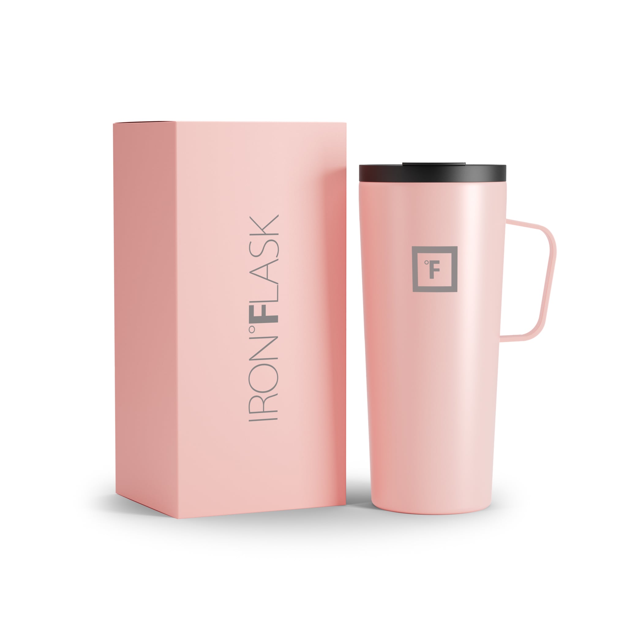 24 Oz Insulated Grip Coffee Mug 2.0 - Leak-Proof Travel Tumbler with Handle for Hot & Cold Drinks - Perfect for Office, Commute, Camping & Outdoor Activities