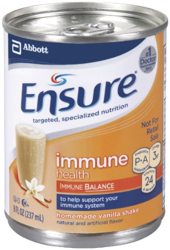 Ensure Chocolate Nutritional Supplement Drink - 8oz Cans (24 Pack) for Adults & Seniors - High Protein Meal Replacement for Weight Gain, Energy Boost & Recovery - Perfect for Breakfast, Post-Workout or On-the-Go Nutrition