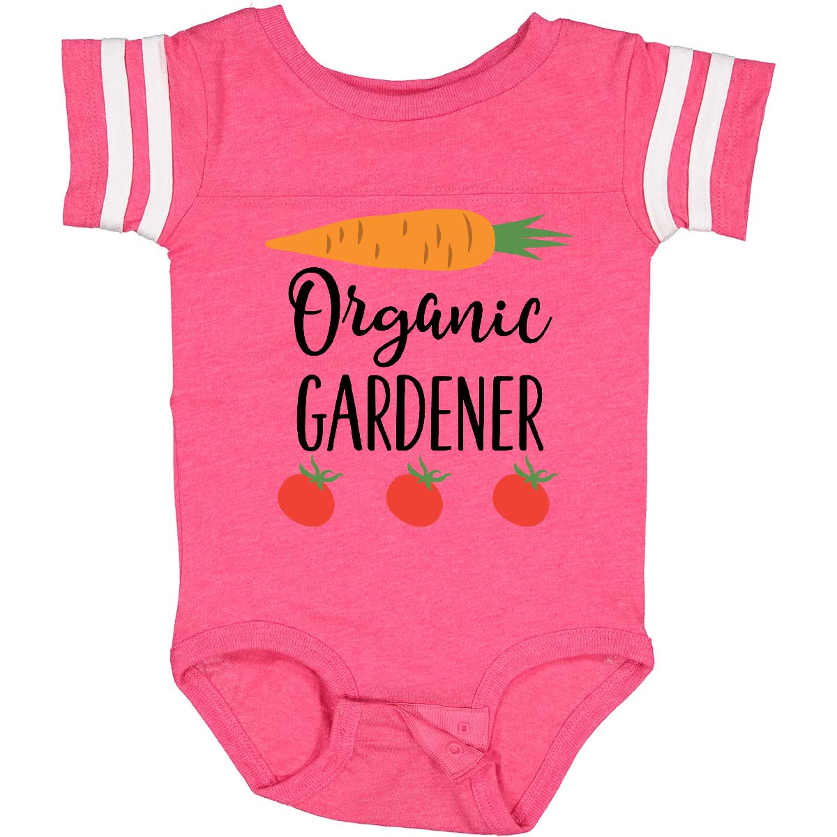 Inktastic Organic Gardener Baby Bodysuit - Cute Gardening Outfit for Infants & Toddlers - Perfect for Outdoor Activities, Family Gardening Days & Baby Photoshoots