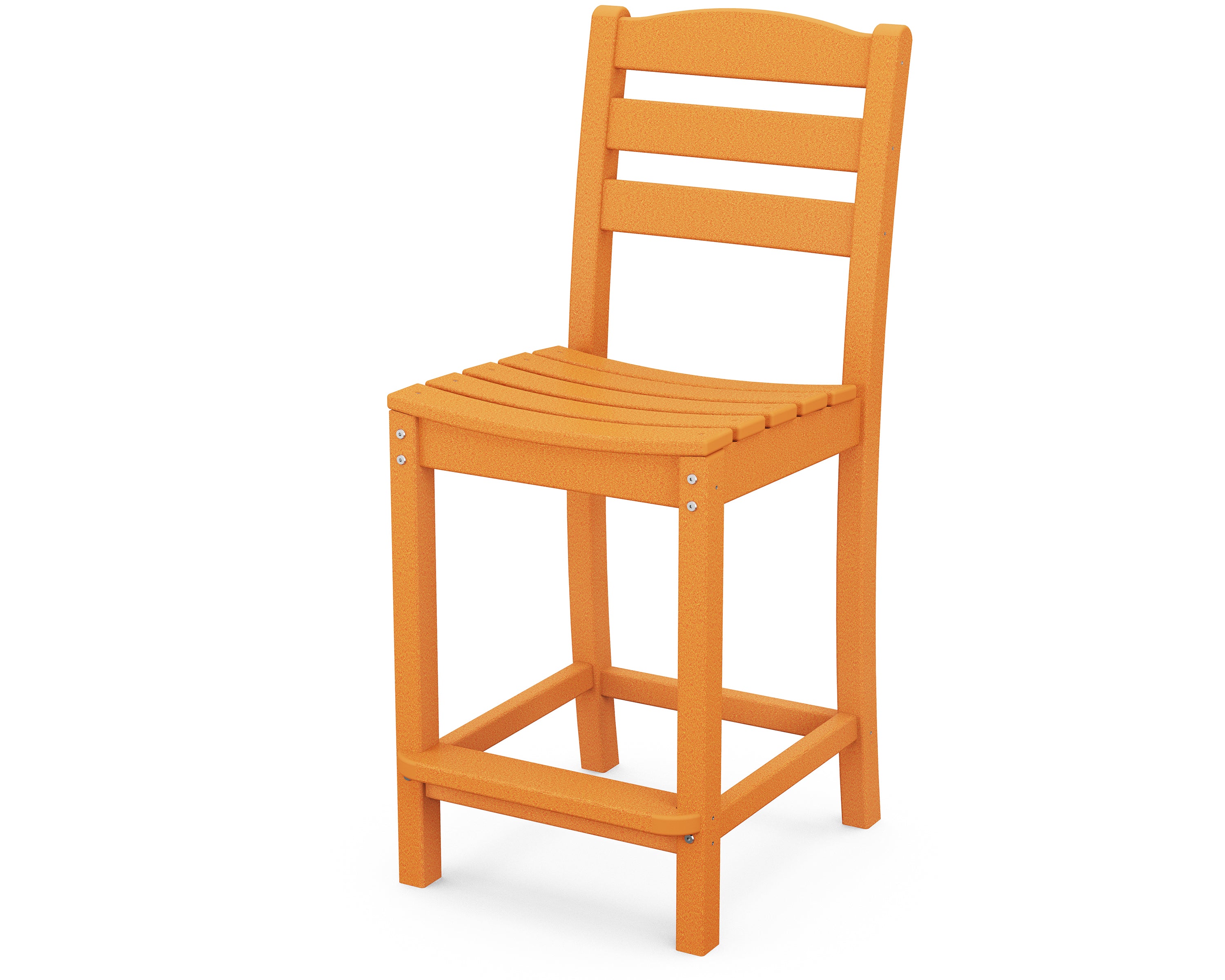 POLYWOOD La Casa Cafe Counter Height Bar Stool - Durable Outdoor/Indoor Dining Chair for Patio, Kitchen, Restaurant & Bar Use