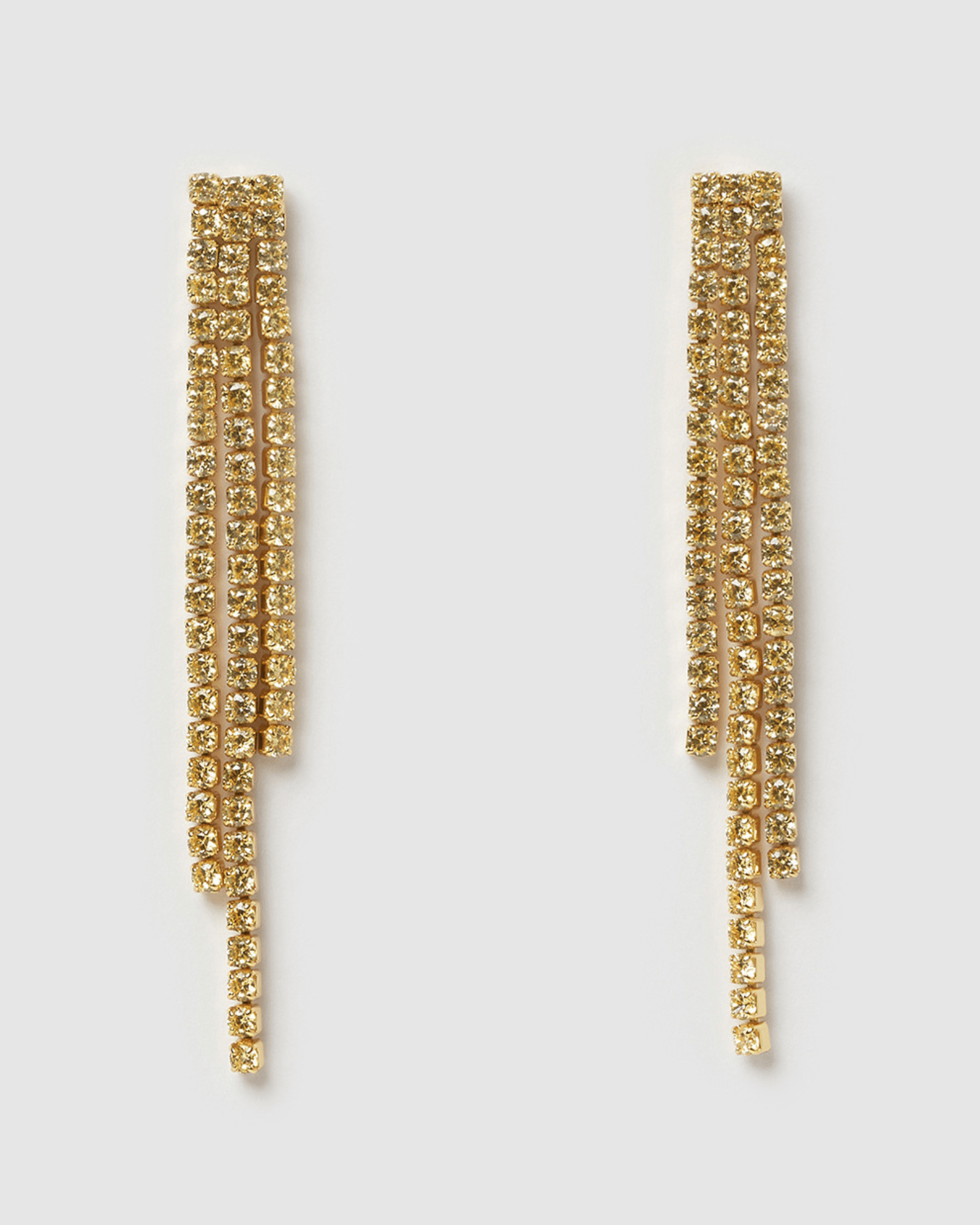 Izoa Annabelle Gold Hoop Earrings for Women - Elegant Dainty Jewelry for Everyday Wear, Parties & Gifts