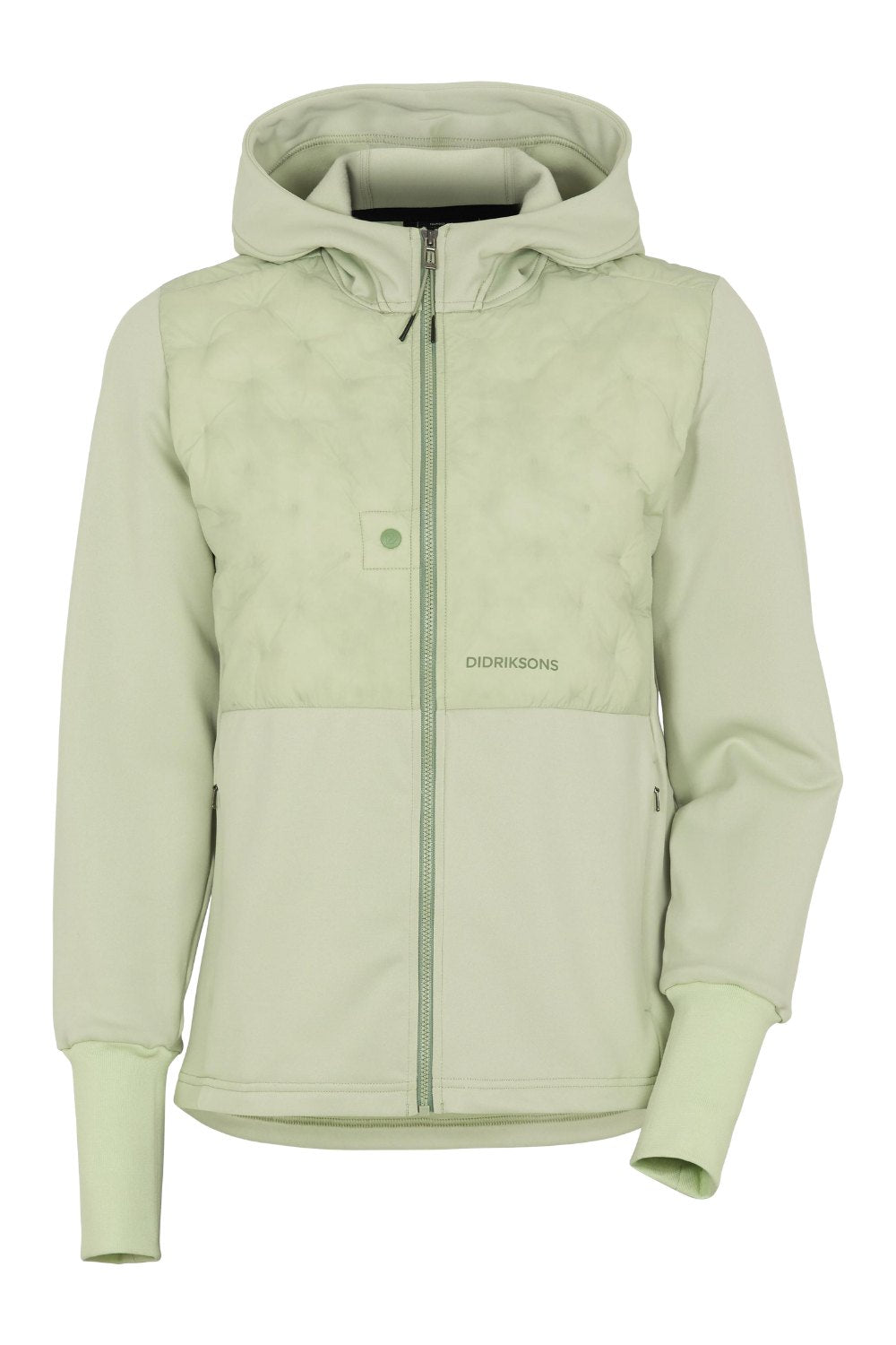 Didriksons Valda Women's Waterproof Full Zip Jacket - Lightweight Windproof Outdoor Coat for Hiking, Camping & Travel