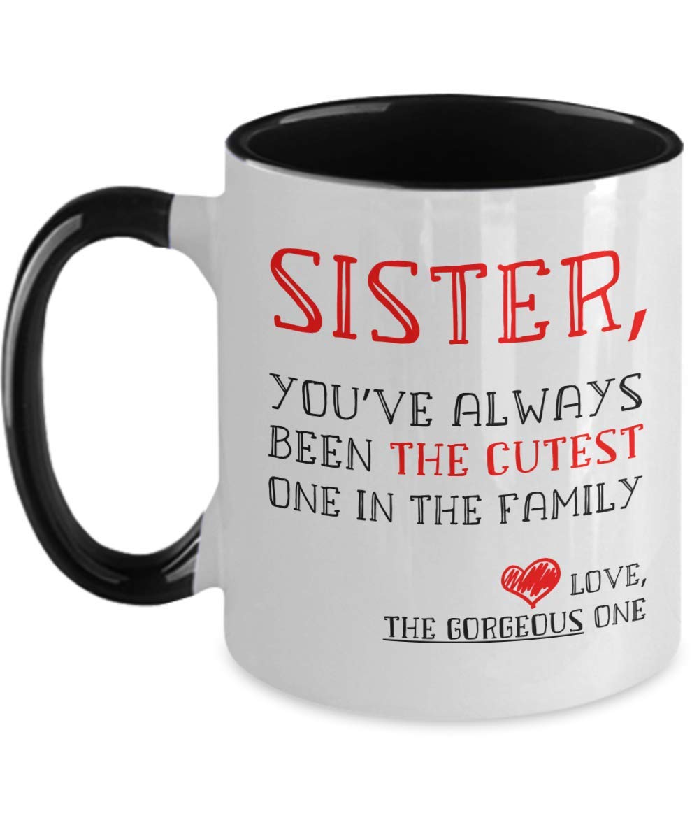Best Sister Gifts - Cute & Heartwarming Sisterly Mugs for Birthday, Christmas & Special Occasions - Perfect Present for Sisters, Twins & Best Friends - Ideal for Coffee, Tea & Hot Chocolate at Home or Office