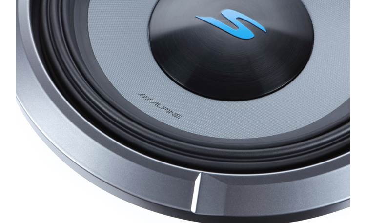 Alpine S2-W12D2 12-Inch Car Subwoofer with Dual 2 Ohm Voice Coils - Powerful Bass for Car Audio Systems & Home Theater Setups