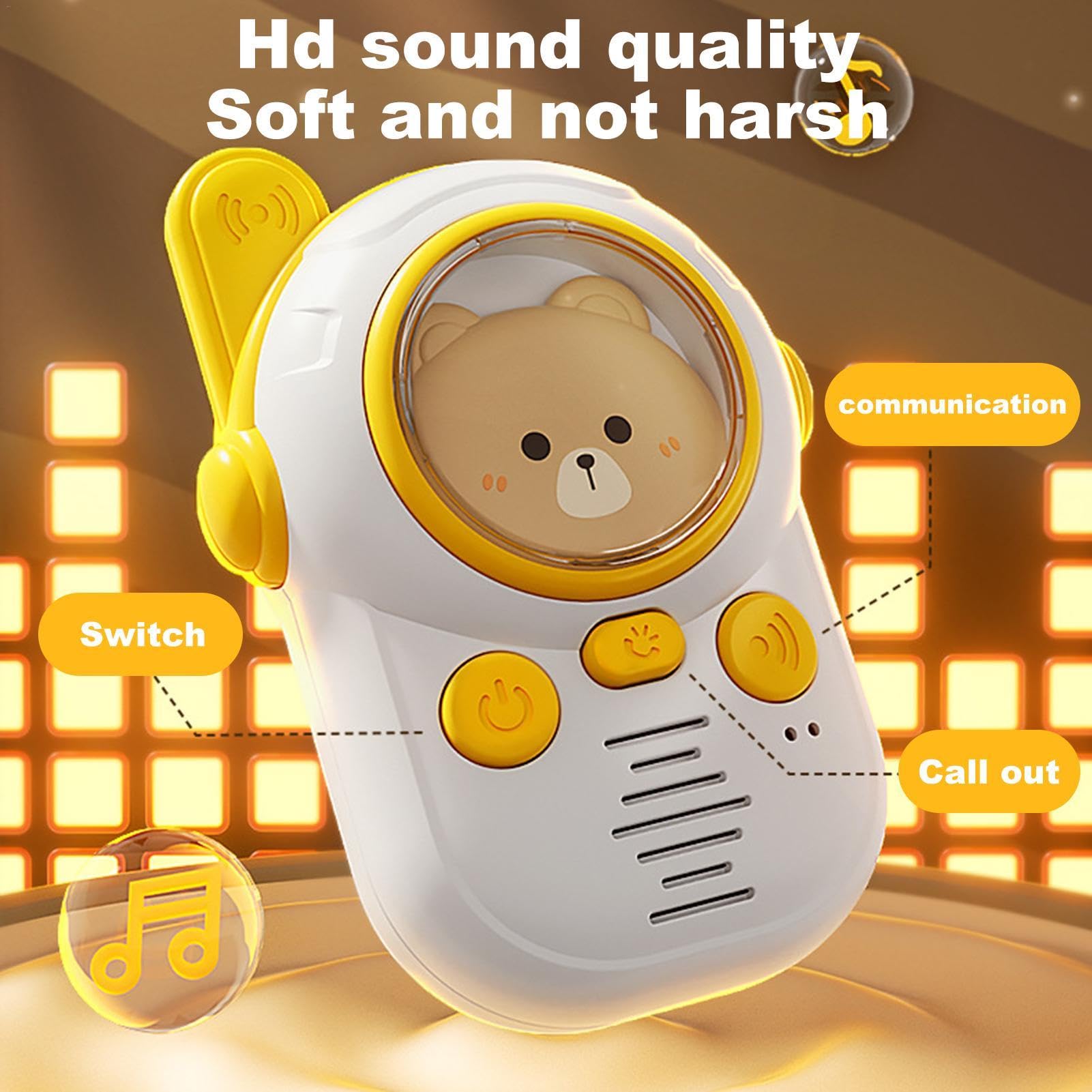 Bexdug Kids Walkie Talkies - Long Range Toy Radios for Boys and Girls, Indoor & Outdoor Two-Way Communication Toy for Playtime, Camping, and Backyard Adventures