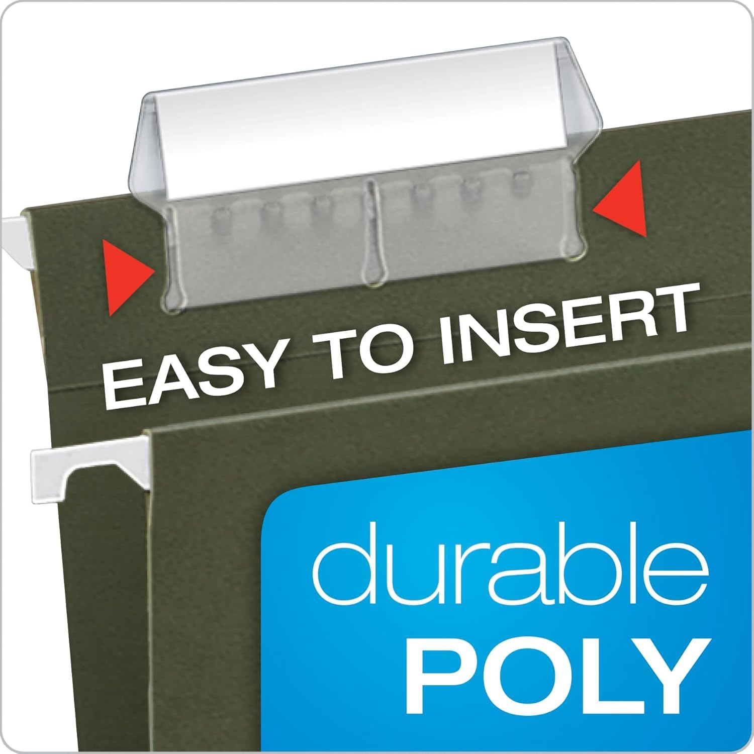 Pendaflex Hanging File Folder Tabs - 100 Sets of 2