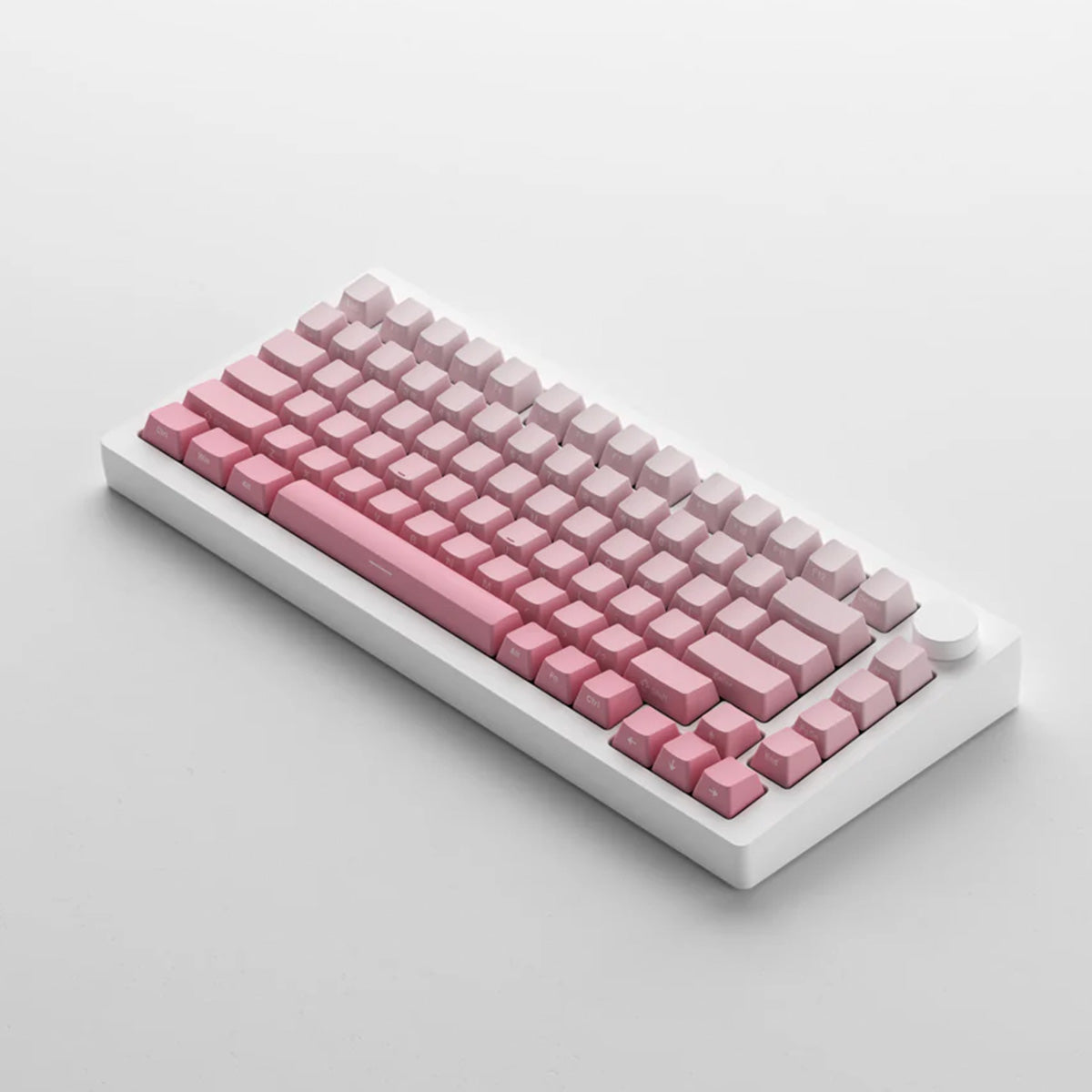Akko Monsgeek M1W V3 SP 75% Wireless Mechanical Keyboard - White Gradient RGB Backlit, Hot-Swappable Piano Pro Switches for Gaming & Typing | Perfect for Office, Home & Esports