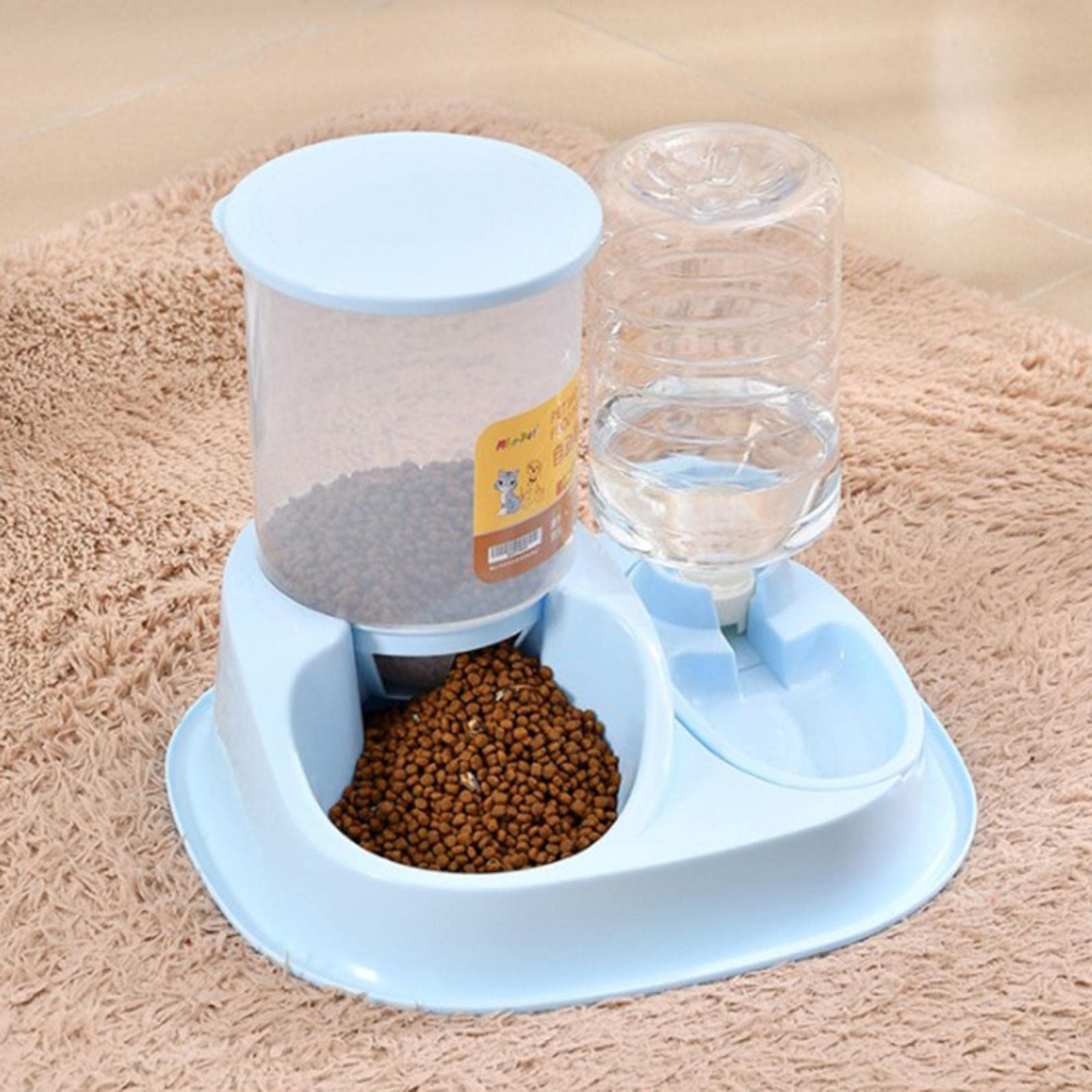 MYADDICTION Automatic PET Water Dispenser for Cats, Dogs, and Puppies - Blue - Ideal for Home, Office, and Travel Use