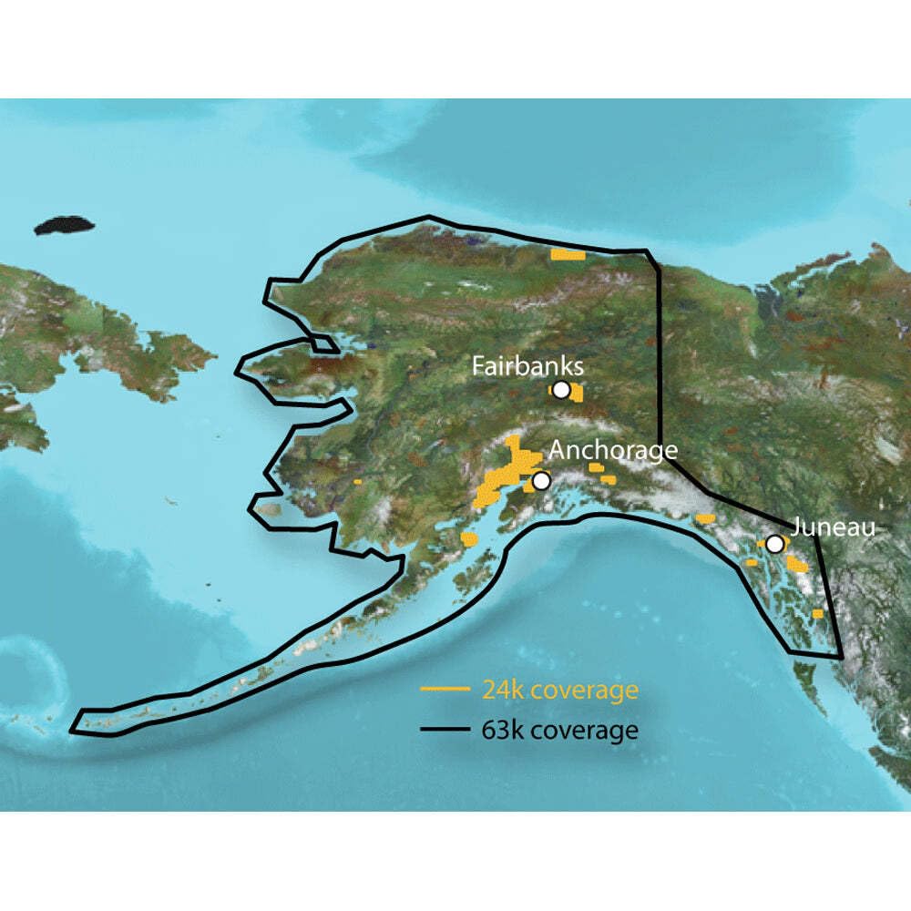 Garmin Topo Alaska Enhanced MicroSD/SD Card - Detailed GPS Maps for Hiking, Camping & Outdoor Adventures in Alaska