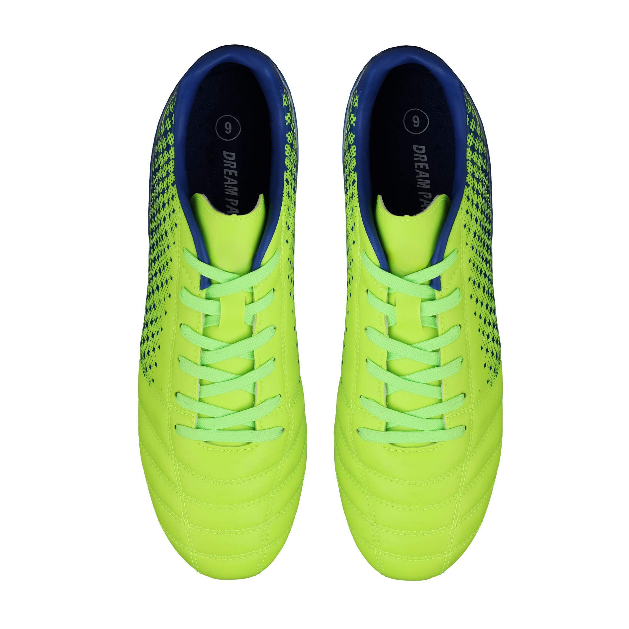 DREAM PAIRS Men's Firm Ground Soccer Cleats - Lightweight Football Shoes for Artificial Turf & Outdoor Training - Perfect for Soccer Matches, Practice, and Casual Wear