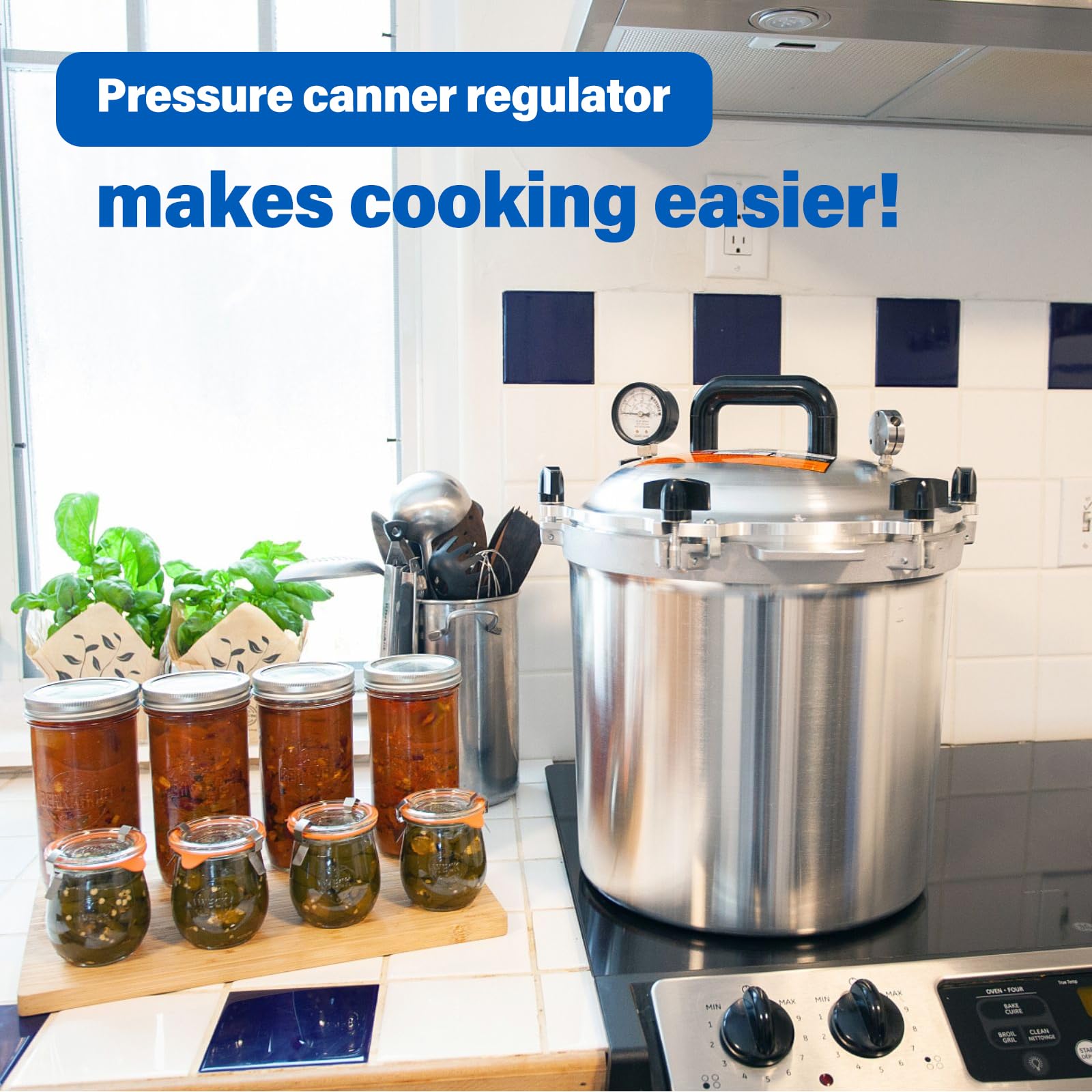 **ANTOBLE S-9898 Pressure Regulator & Canner Weight – Compatible with Mirro Pressure Cooker Models – Perfect for Home Canning, Preserving, and Cooking**