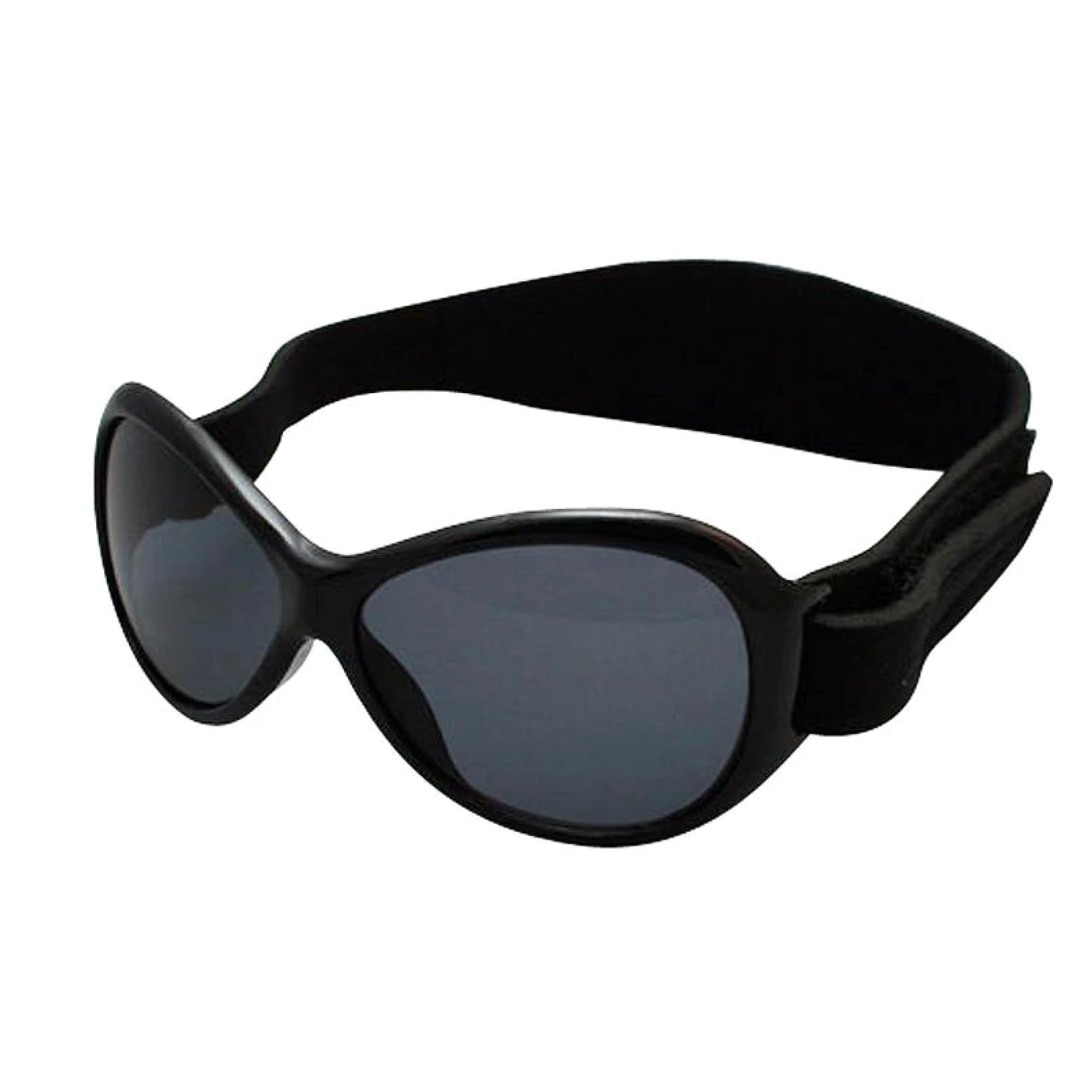 Baby Banz Retro Kidz Oval Sunglasses with Strap - UV400 Protection Sunglasses for Toddlers Age 2-5 Years - Polarized Glare Reduction for Outdoor Play, Beach & Car Rides
