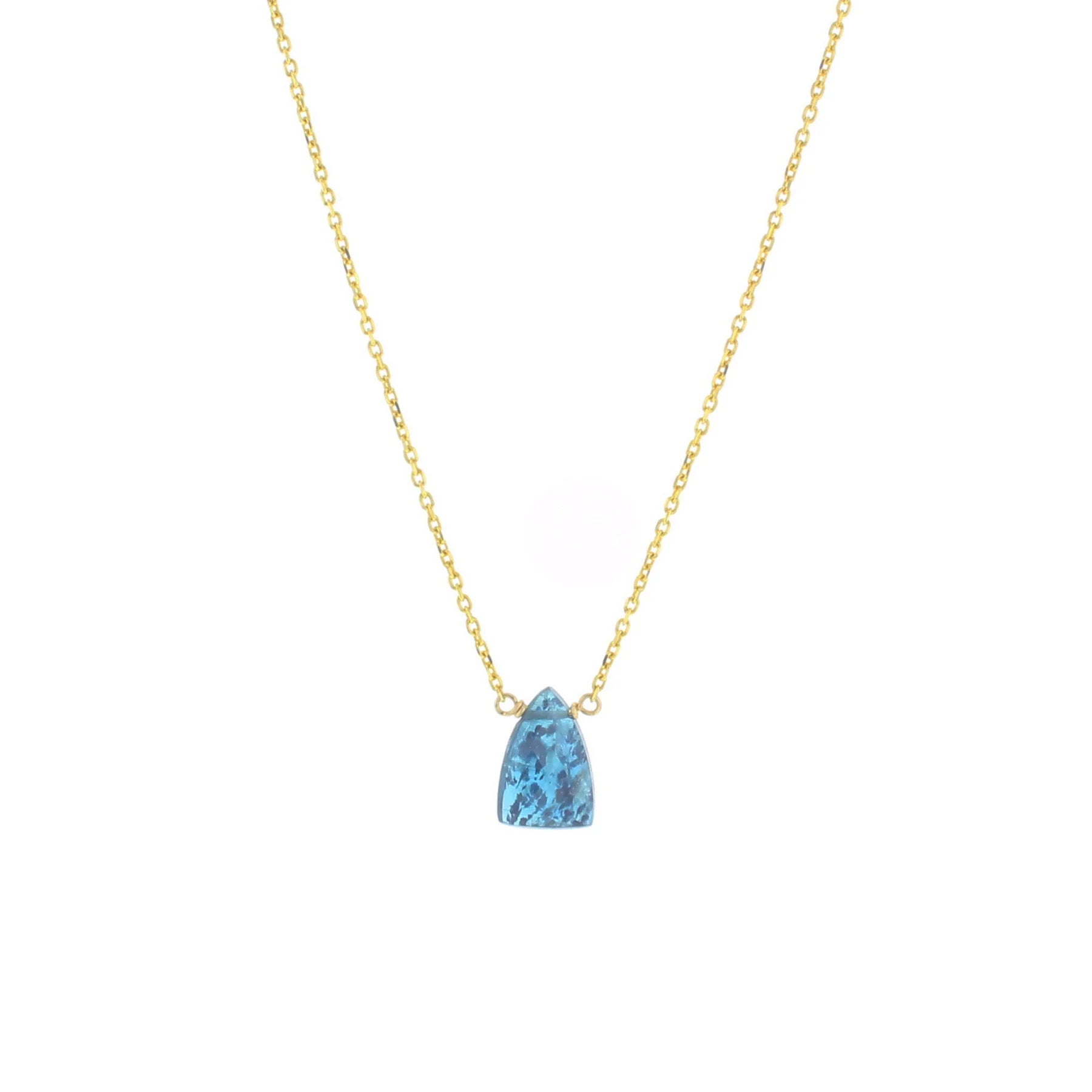 Kyanite Mila Necklace - Blue Gemstone Jewelry for Women | Elegant Pendant Necklace for Everyday Wear & Special Occasions