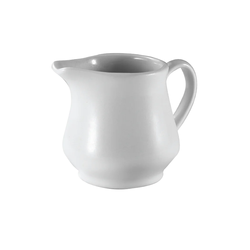 Browne Ceramic Coffee Creamer 6 oz - Perfect for Coffee, Tea, and Hot Chocolate at Home or Office