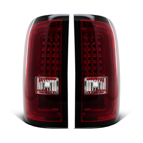 Chrome Housing Red/Clear Lens