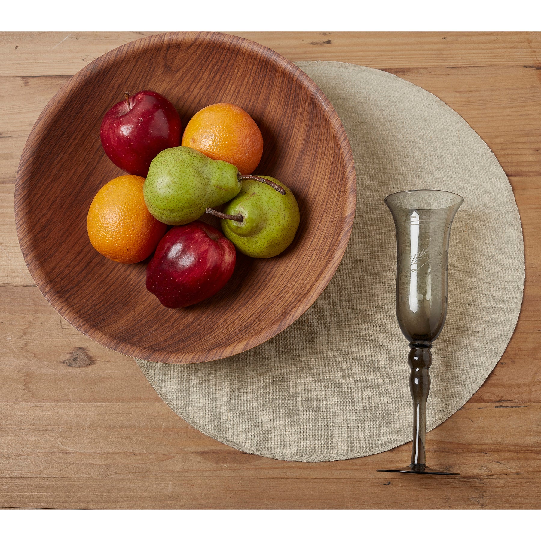 Premium Round Placemats Set of 4 - Non-Slip Heat Resistant Table Mats for Dining & Decor - Perfect for Dinner Parties, Holidays & Everyday Use